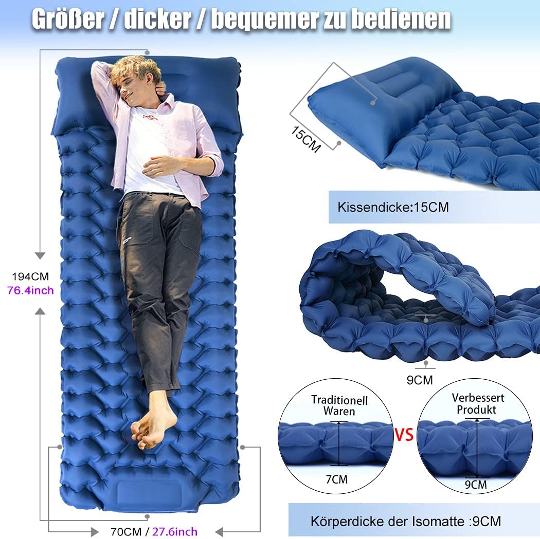 Colchoneta Inflable Trekfox 3.9