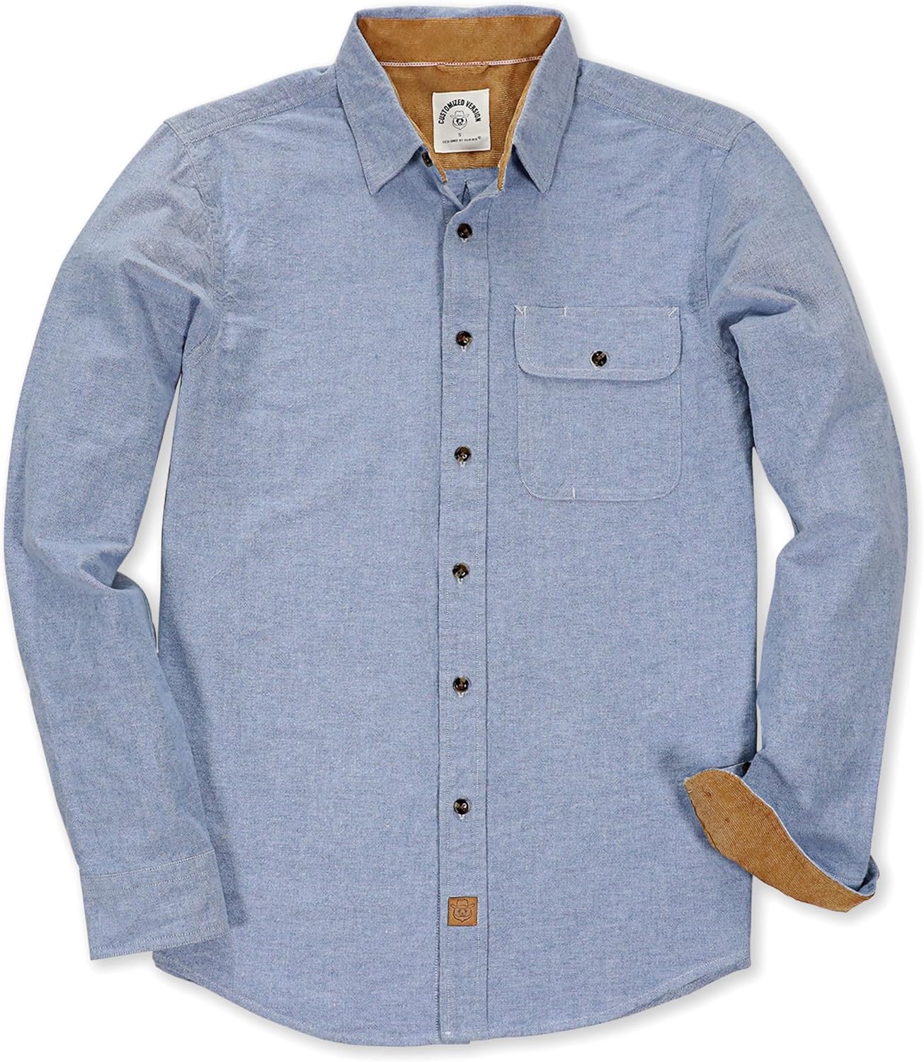 Camisa Franela Hombre Ajuste Regular