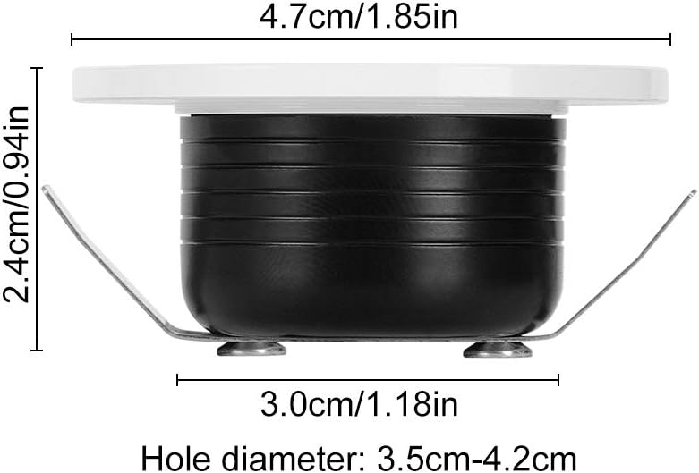 Downlights LED 3W 5 unidades