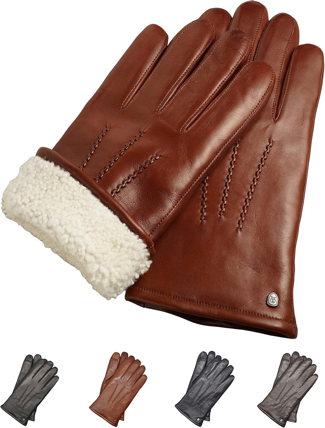 Guantes de piel Akaroa Dan, Talla XL