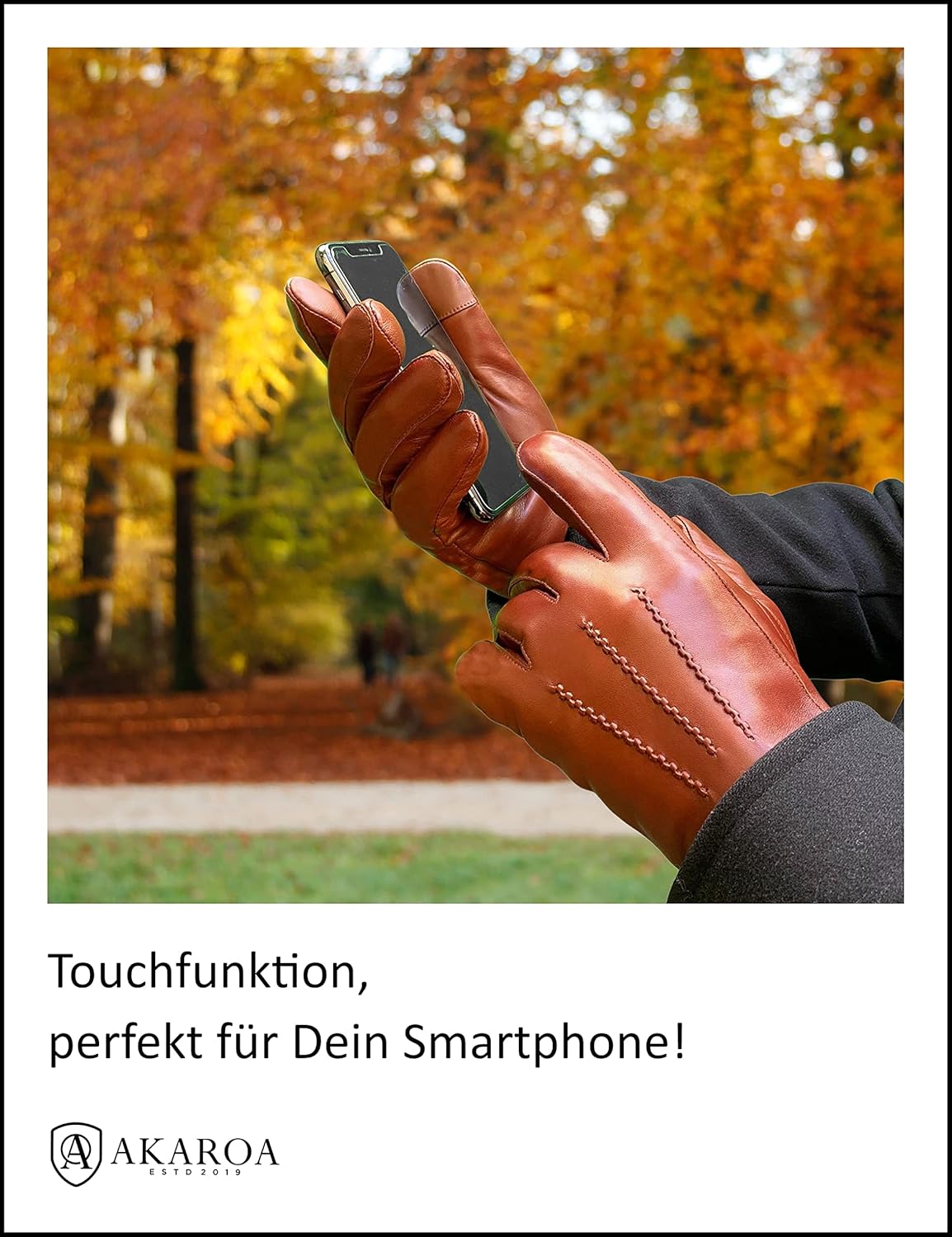 Guantes de piel Akaroa Dan, Talla XL