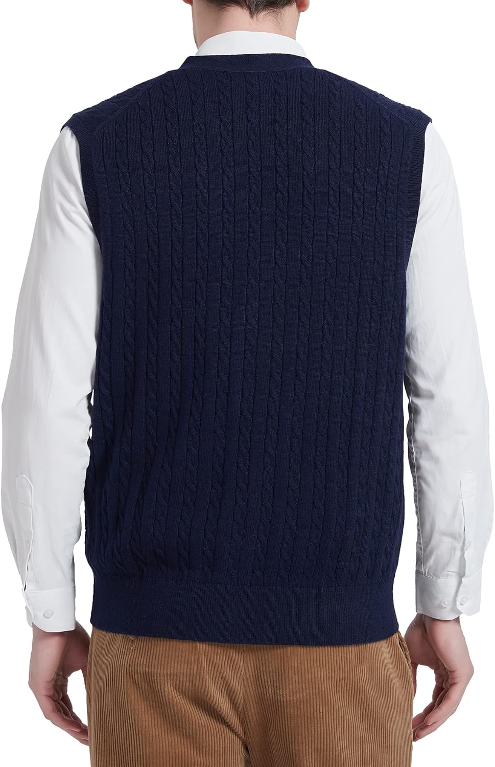 Suéter Cuello V Hombre Cachemira