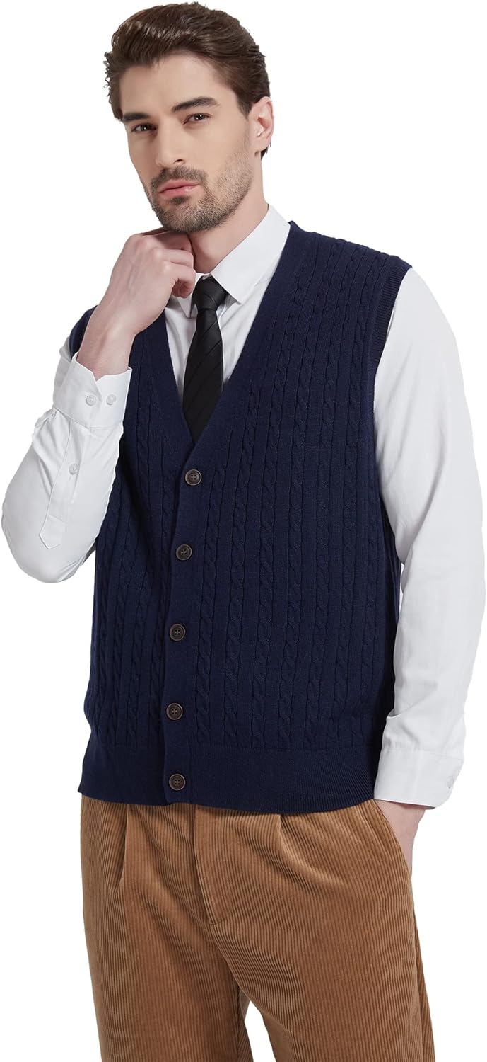 Suéter Cuello V Hombre Cachemira