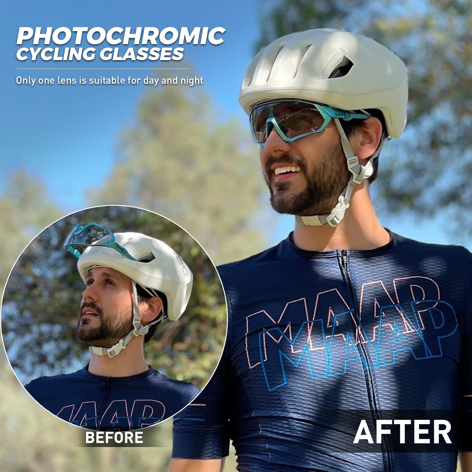 Gafas Ciclismo Fotocromáticas K9408