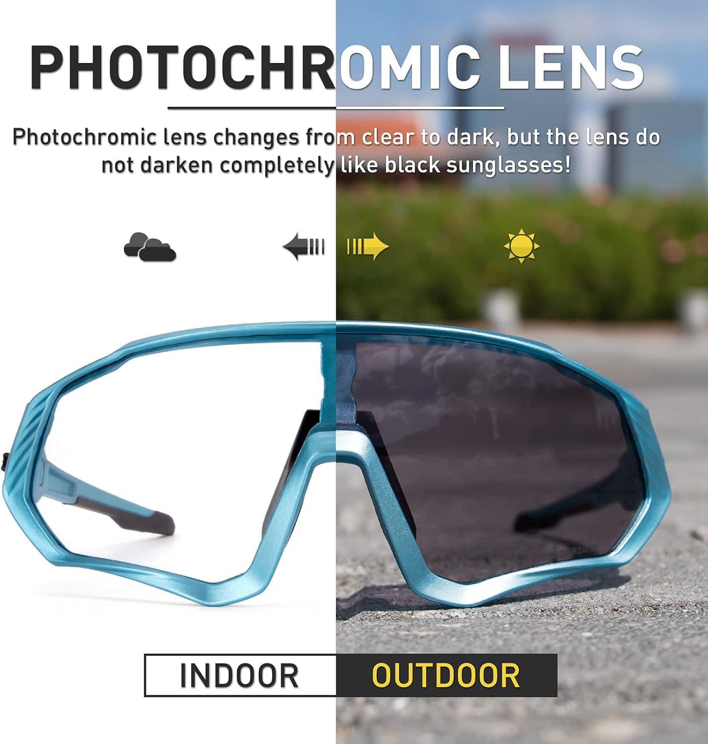 Gafas Ciclismo Fotocromáticas K9408