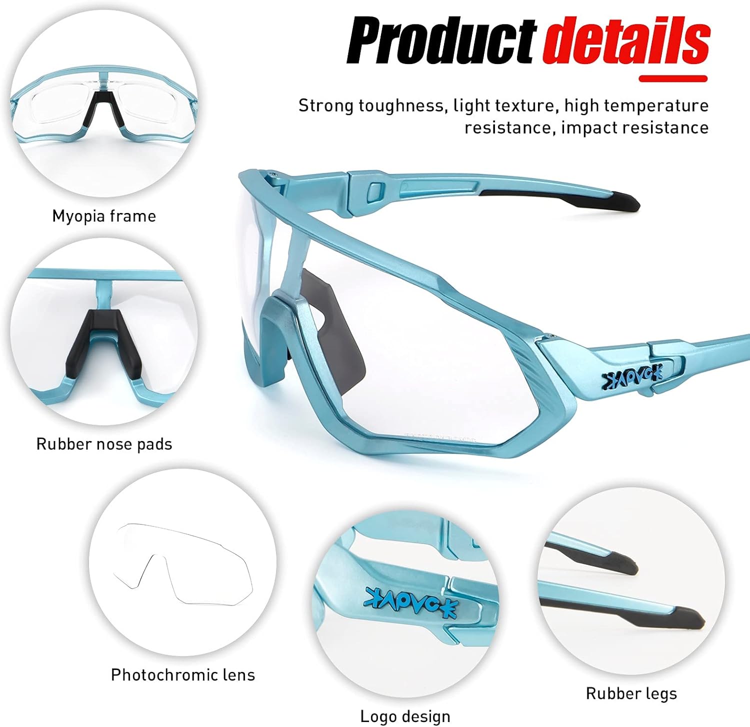 Gafas Ciclismo Fotocromáticas K9408
