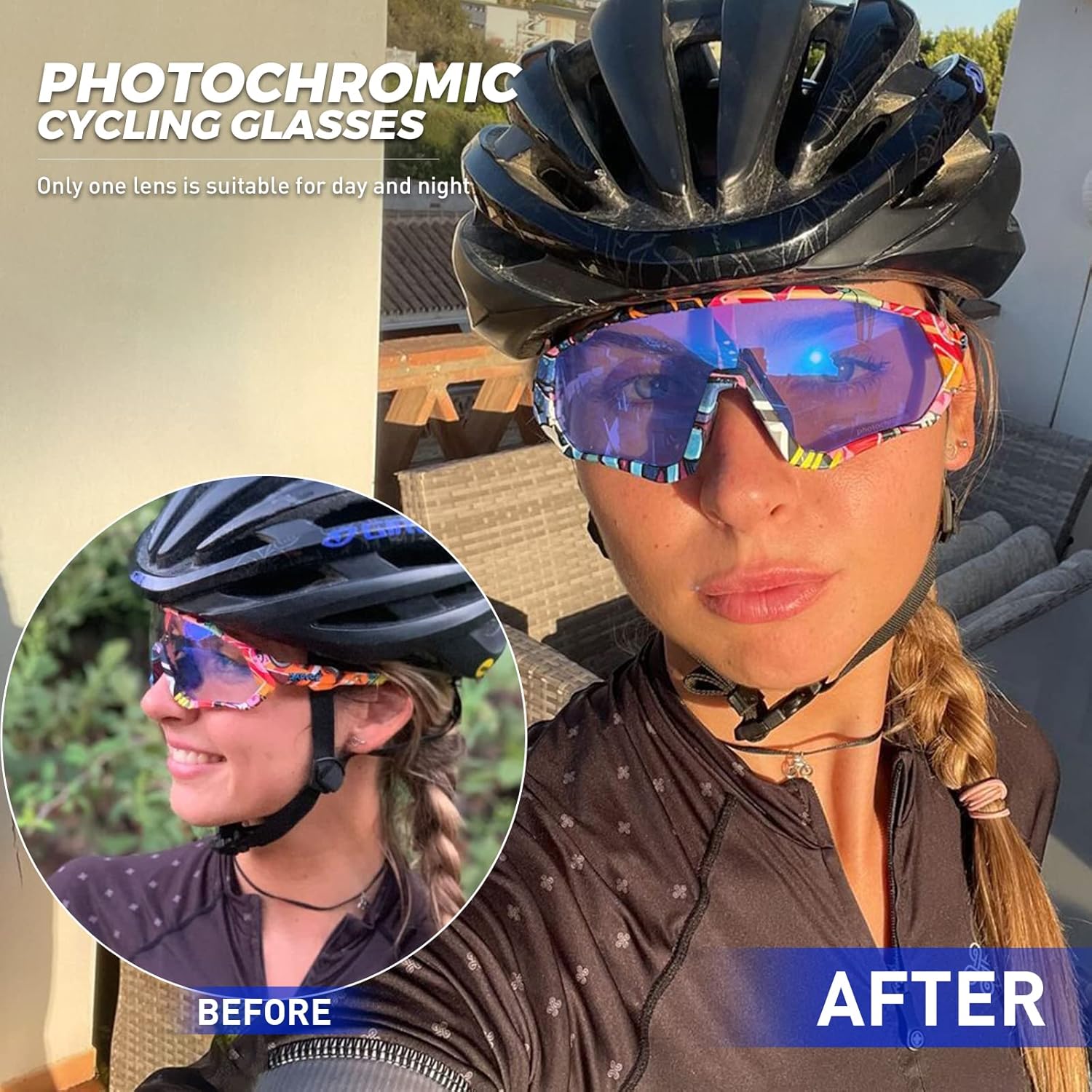 Gafas Ciclismo Fotocromáticas K9408