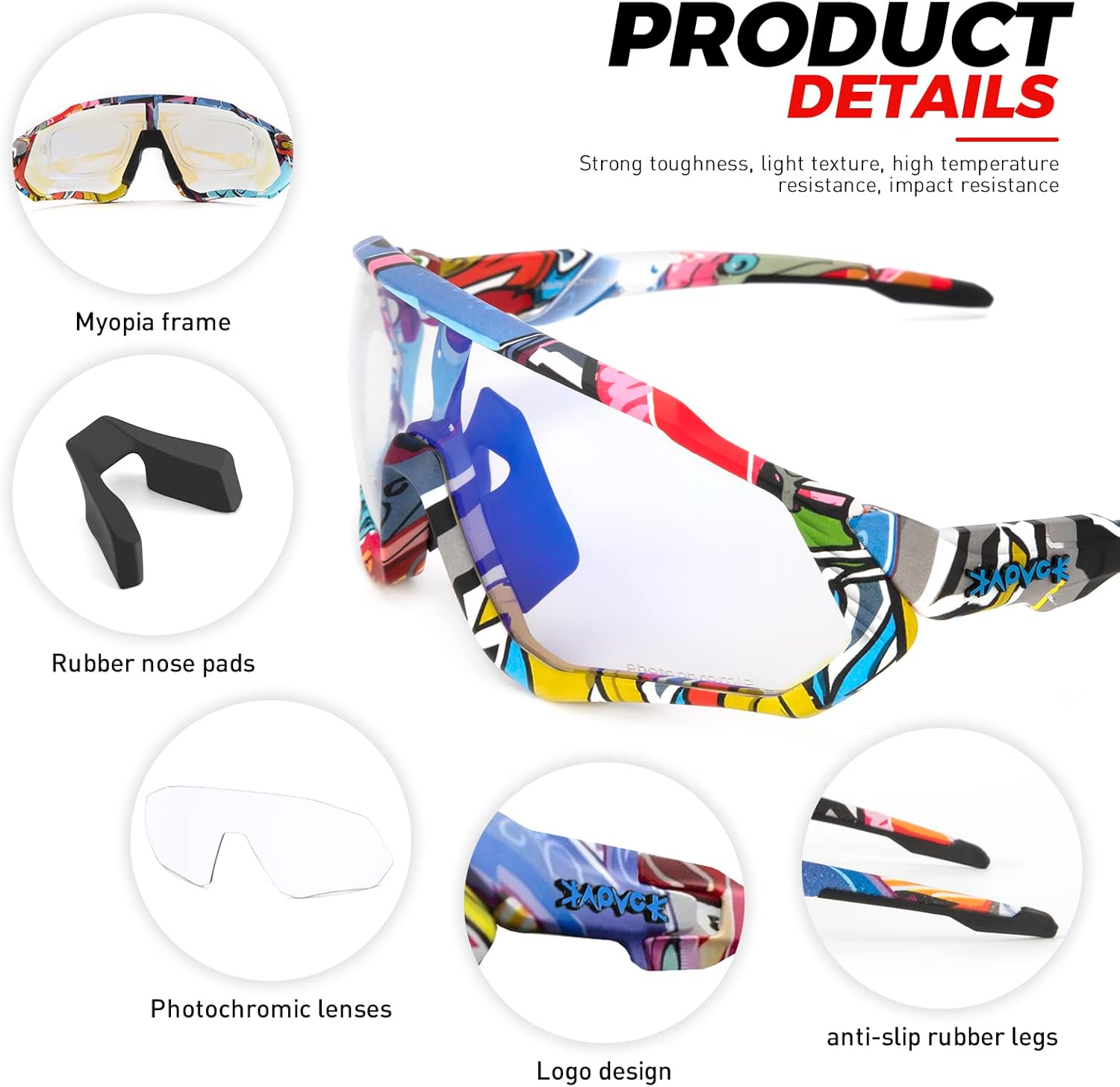 Gafas Ciclismo Fotocromáticas K9408