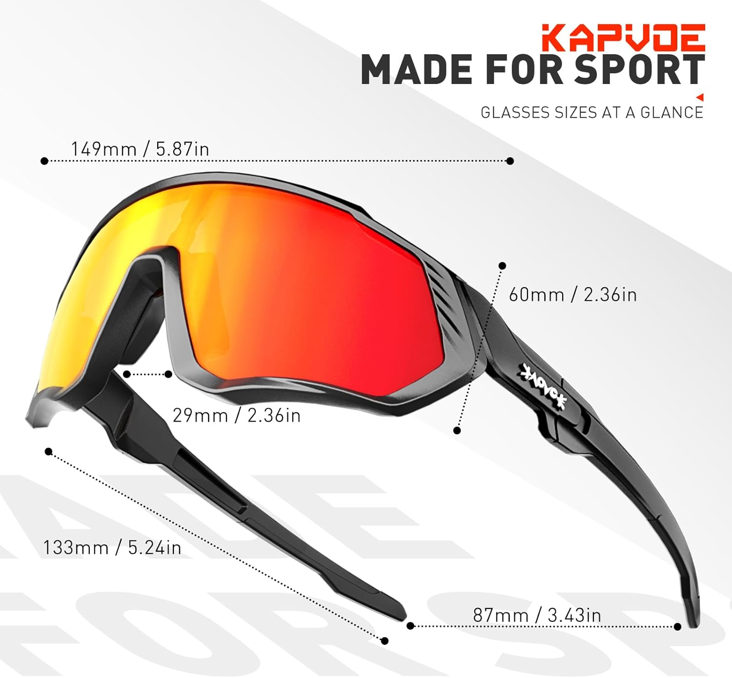 Gafas KAPVOE Polarizadas MTB