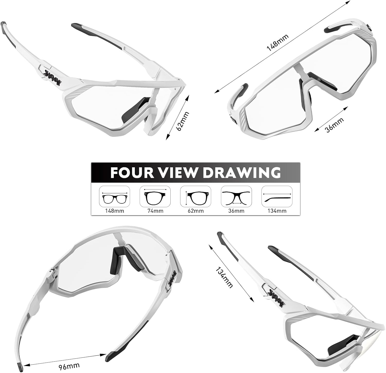 Gafas de Ciclismo Fotocromáticas