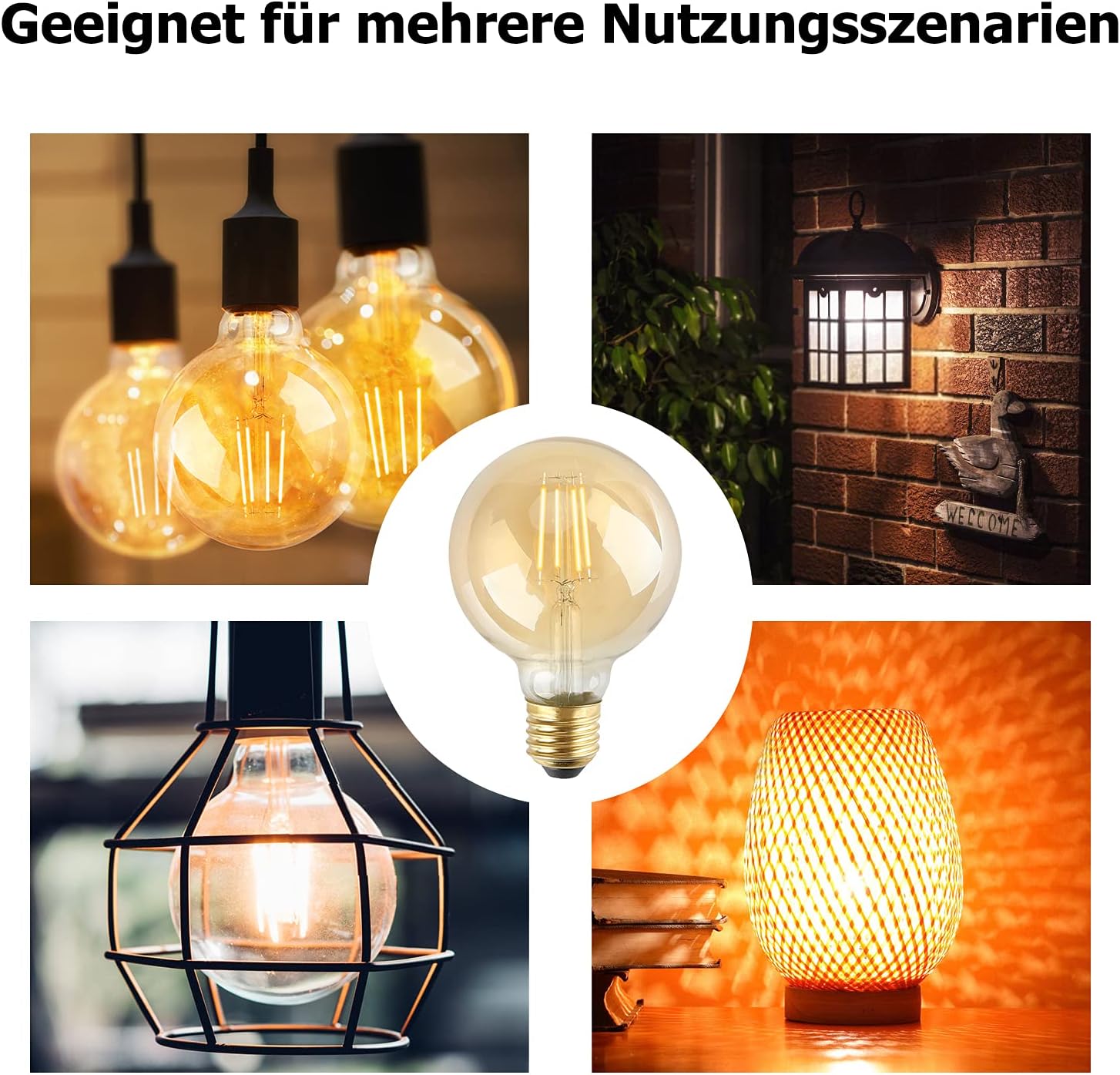 Bombilla Edison vintage E27 2u