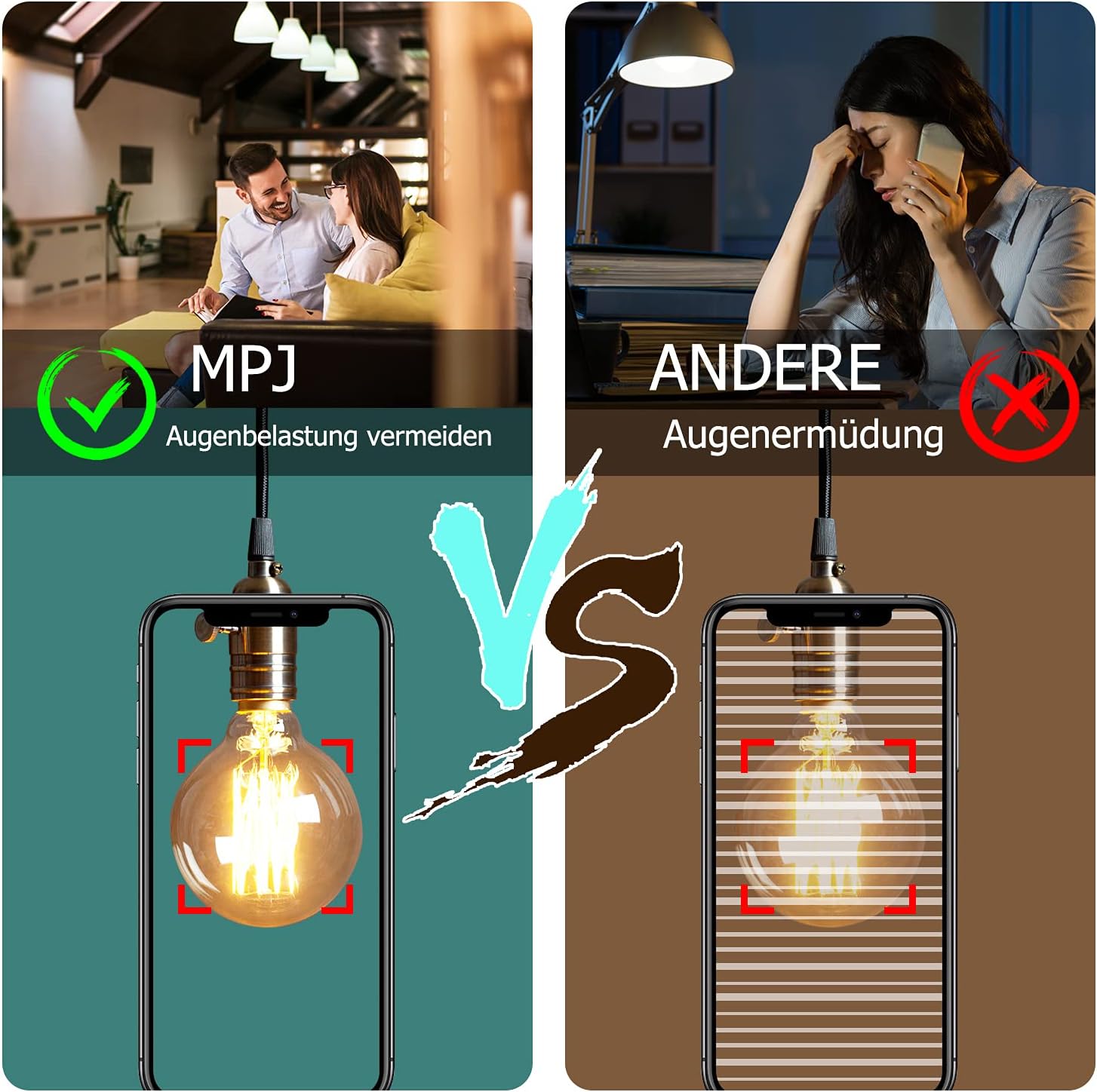 Bombilla Edison vintage E27 2u