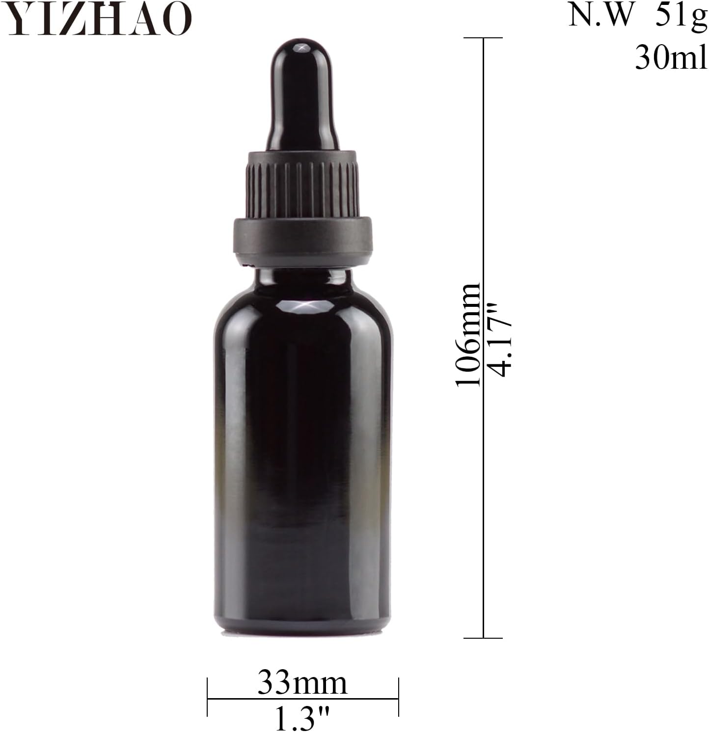 Frascos de cristal 30 ml - 24pzs