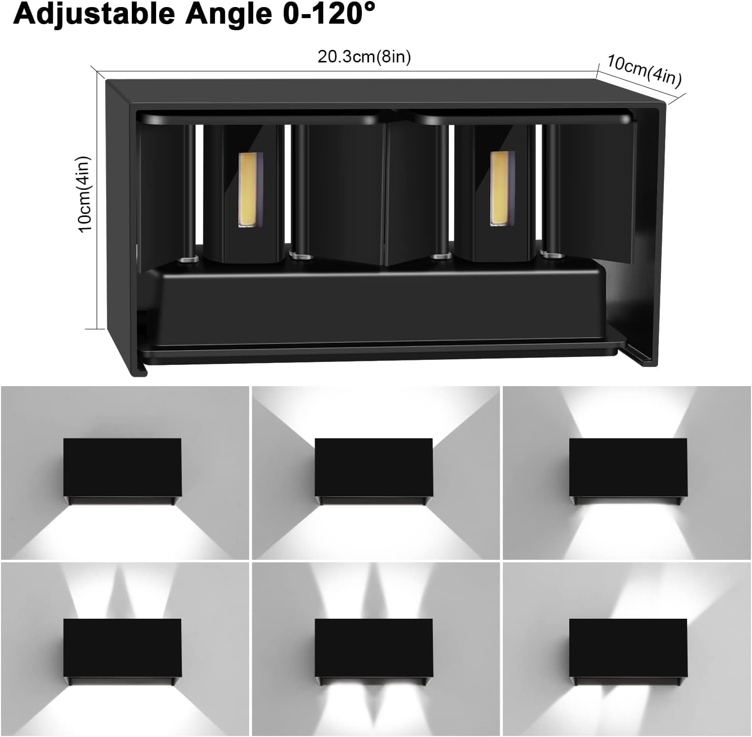 Aplique Pared LED 20W IP65