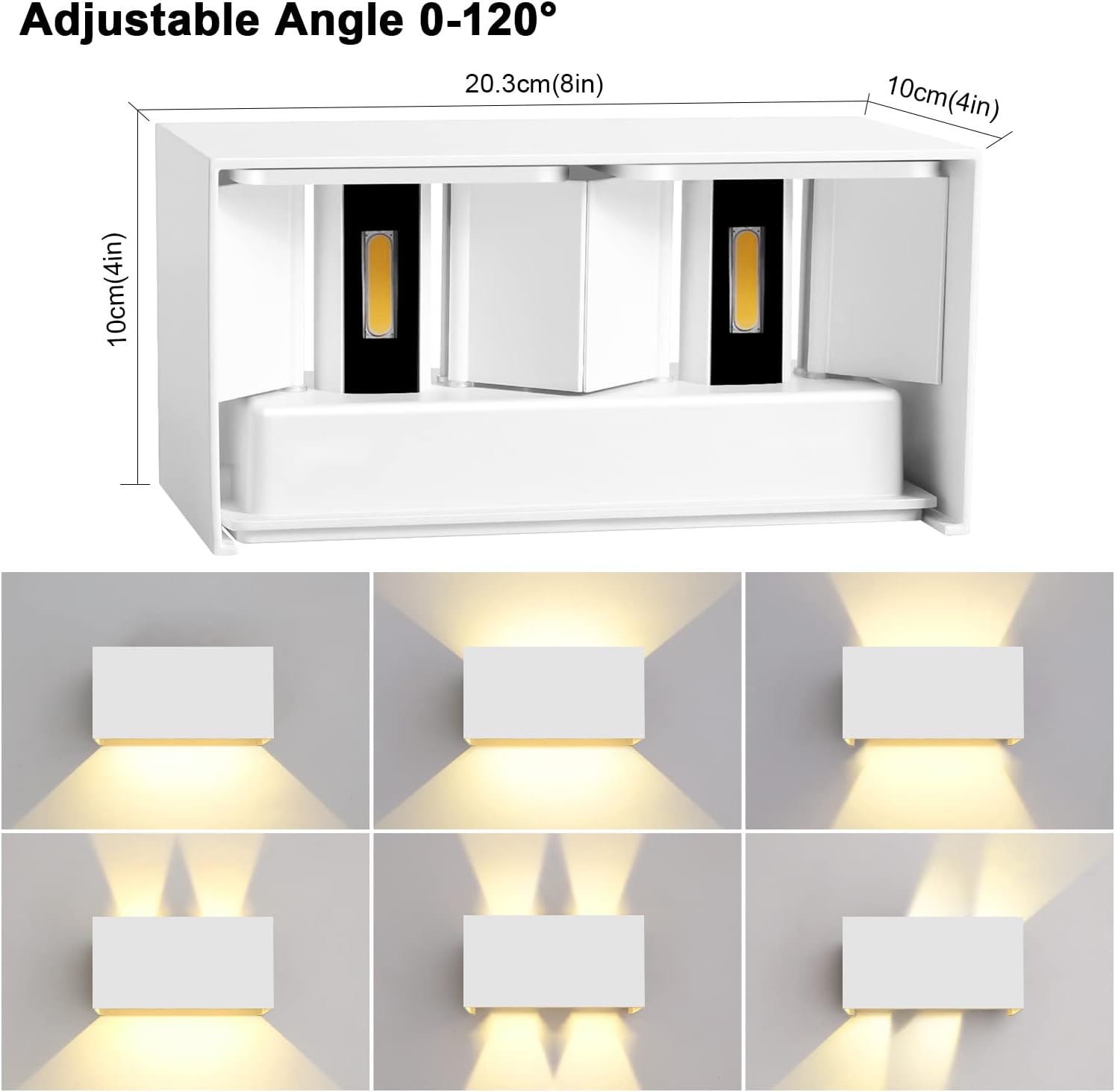 Aplique LED Exterior 20W IP65