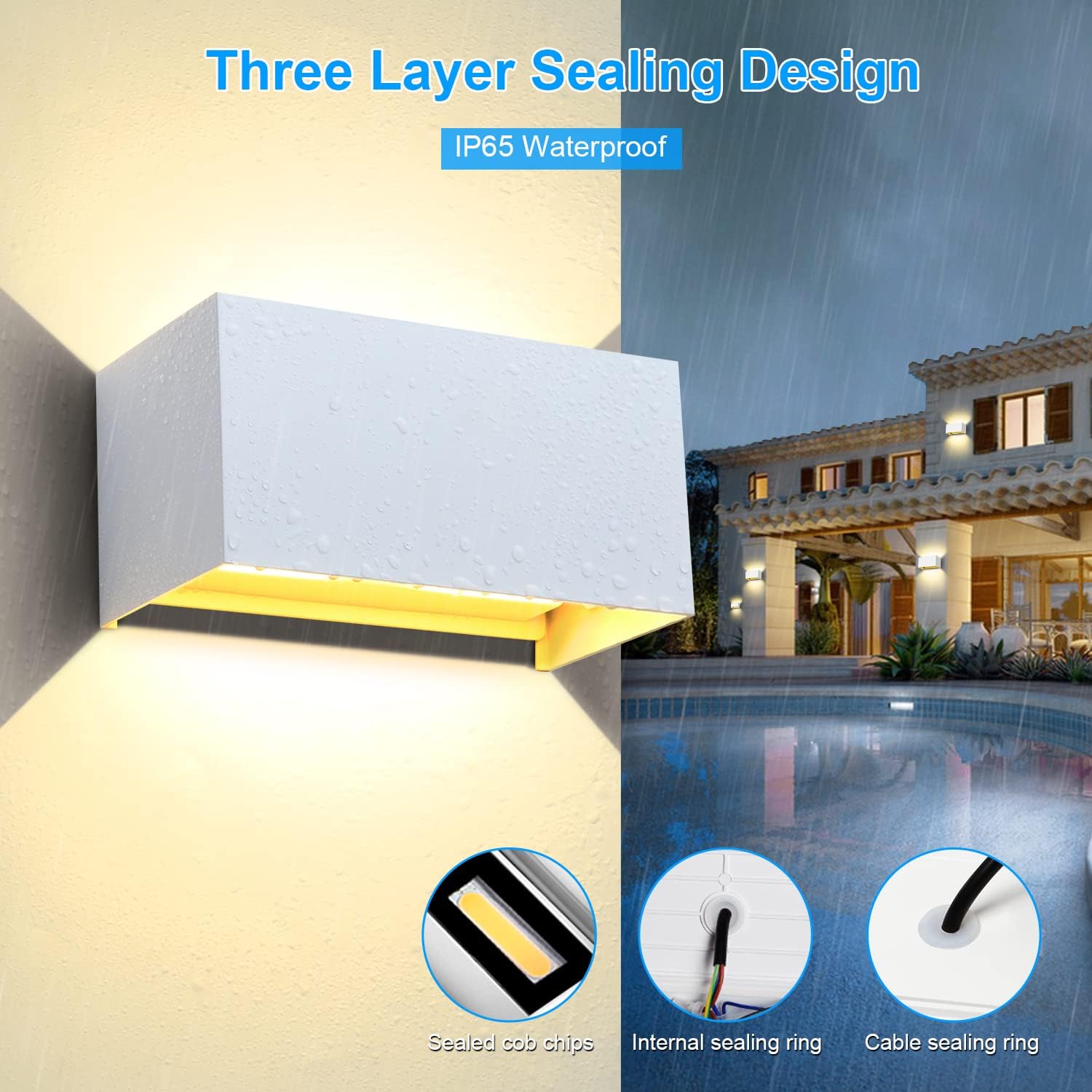 Aplique LED Exterior 20W IP65