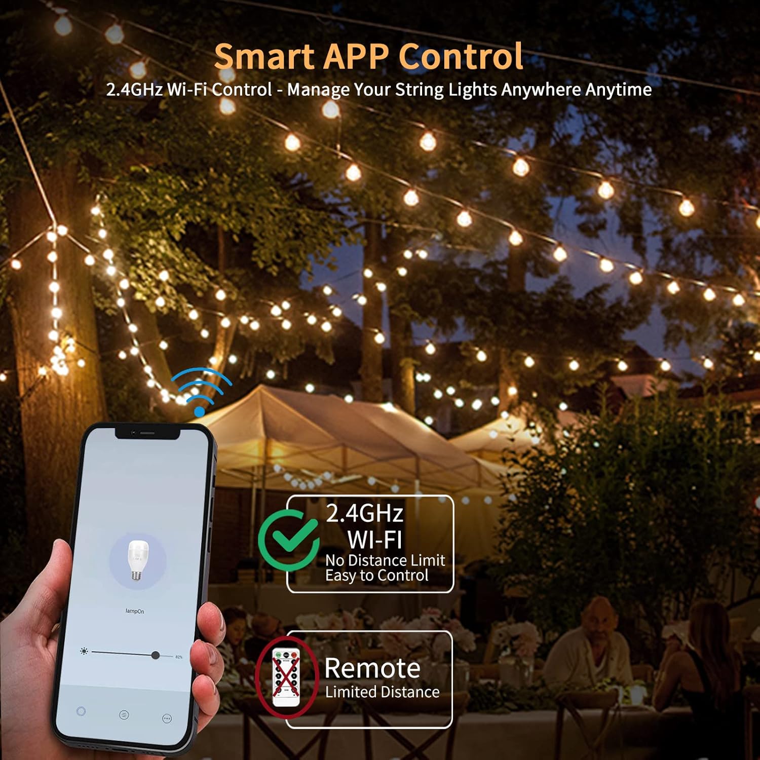 Cadena de Luces LED G40 WiFi