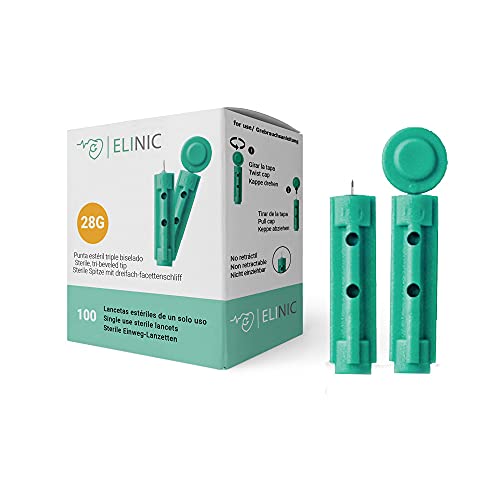 Lancetas Estériles 28G 100uds