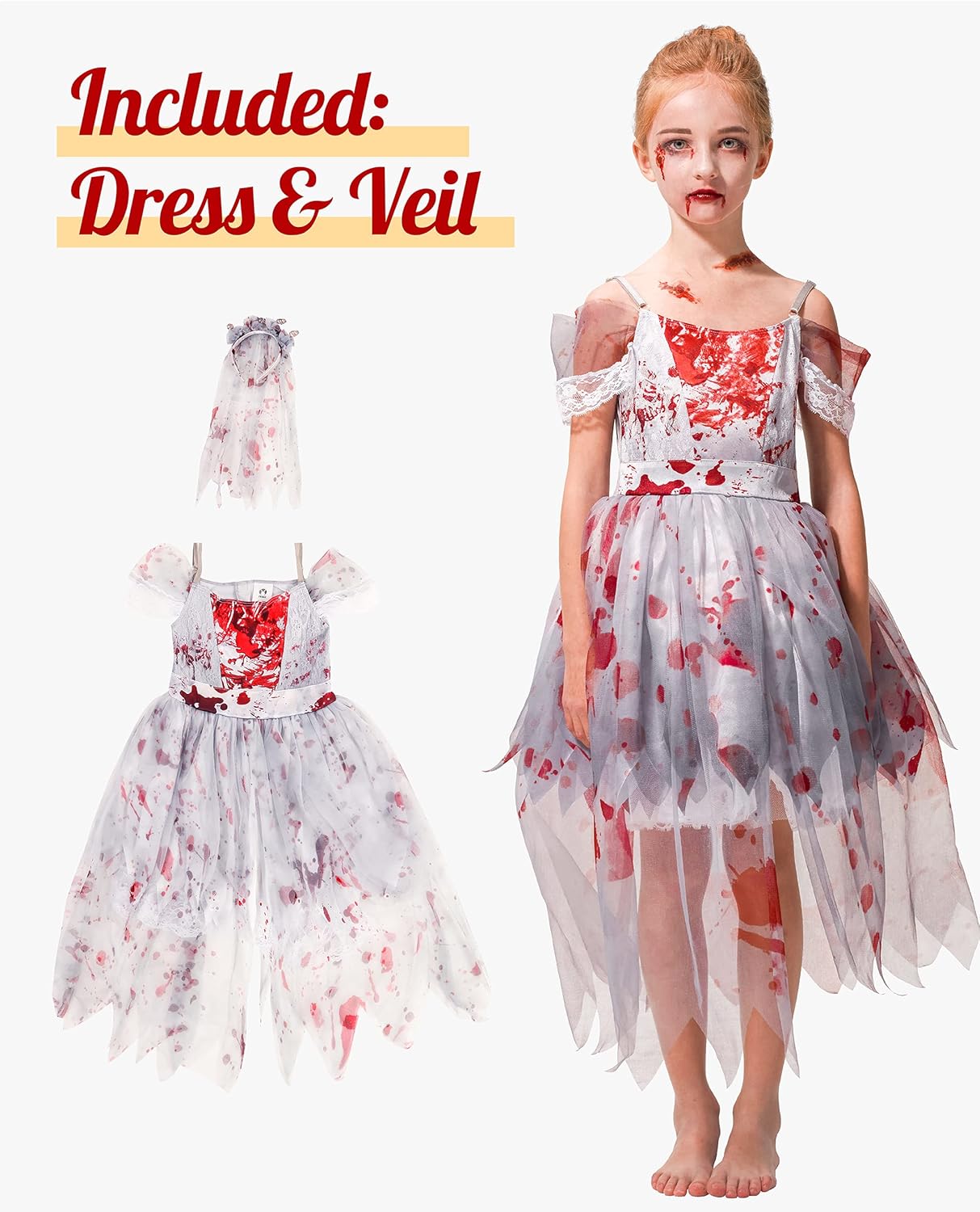 Disfraz de zombie para niños