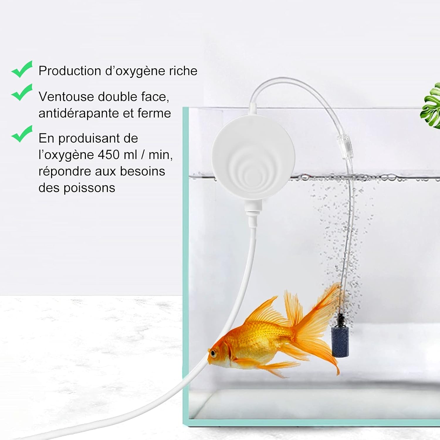 Oxigenador Acuario 1-50L Silencioso