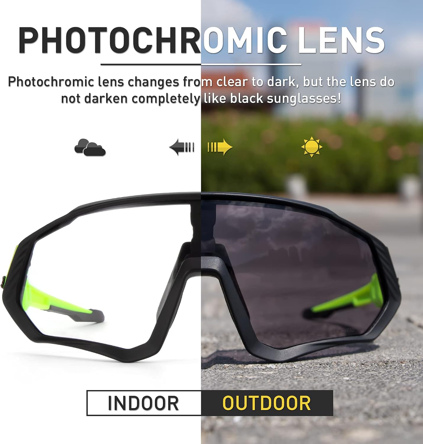 Gafas de Ciclismo Fotocromáticas
