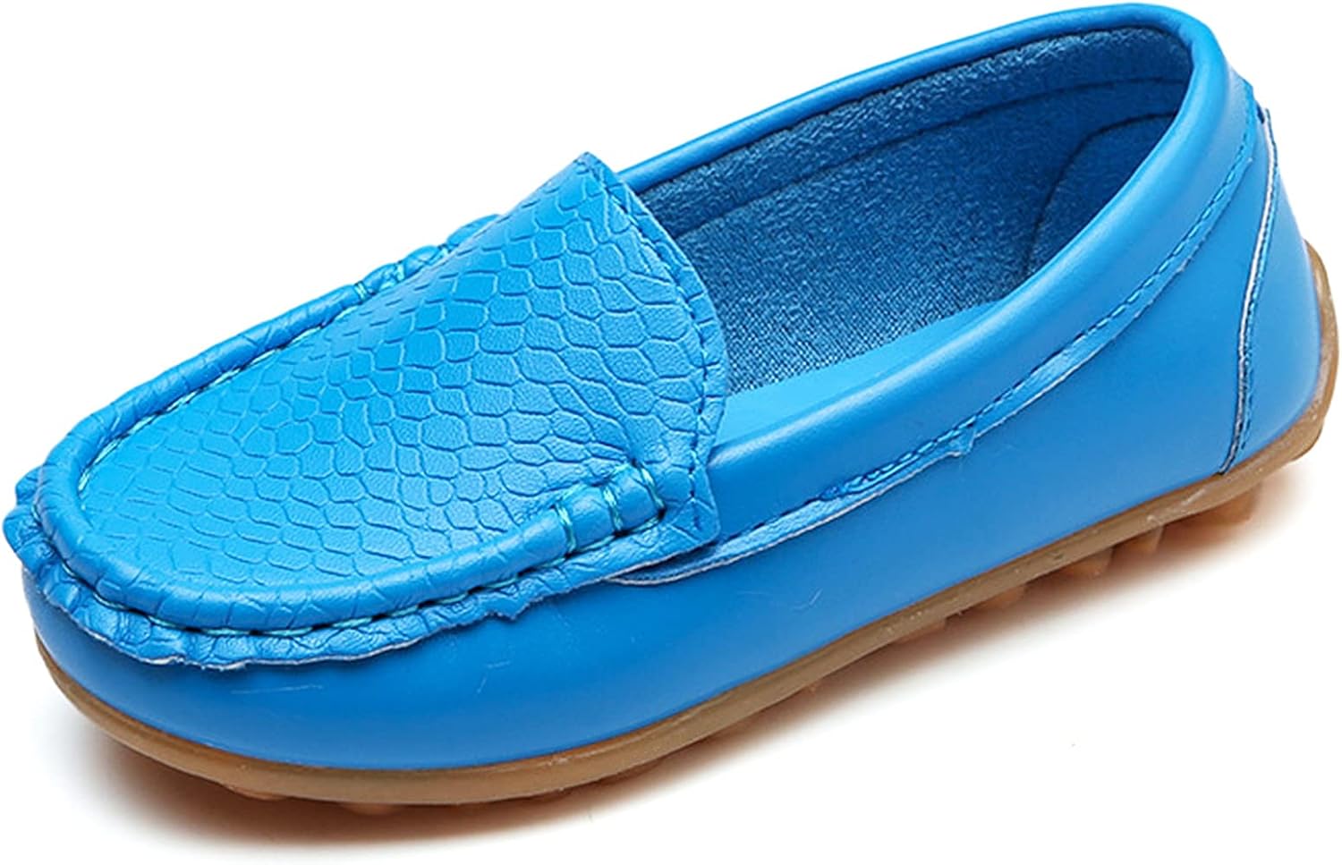 Mocasines de cuero unisex niños