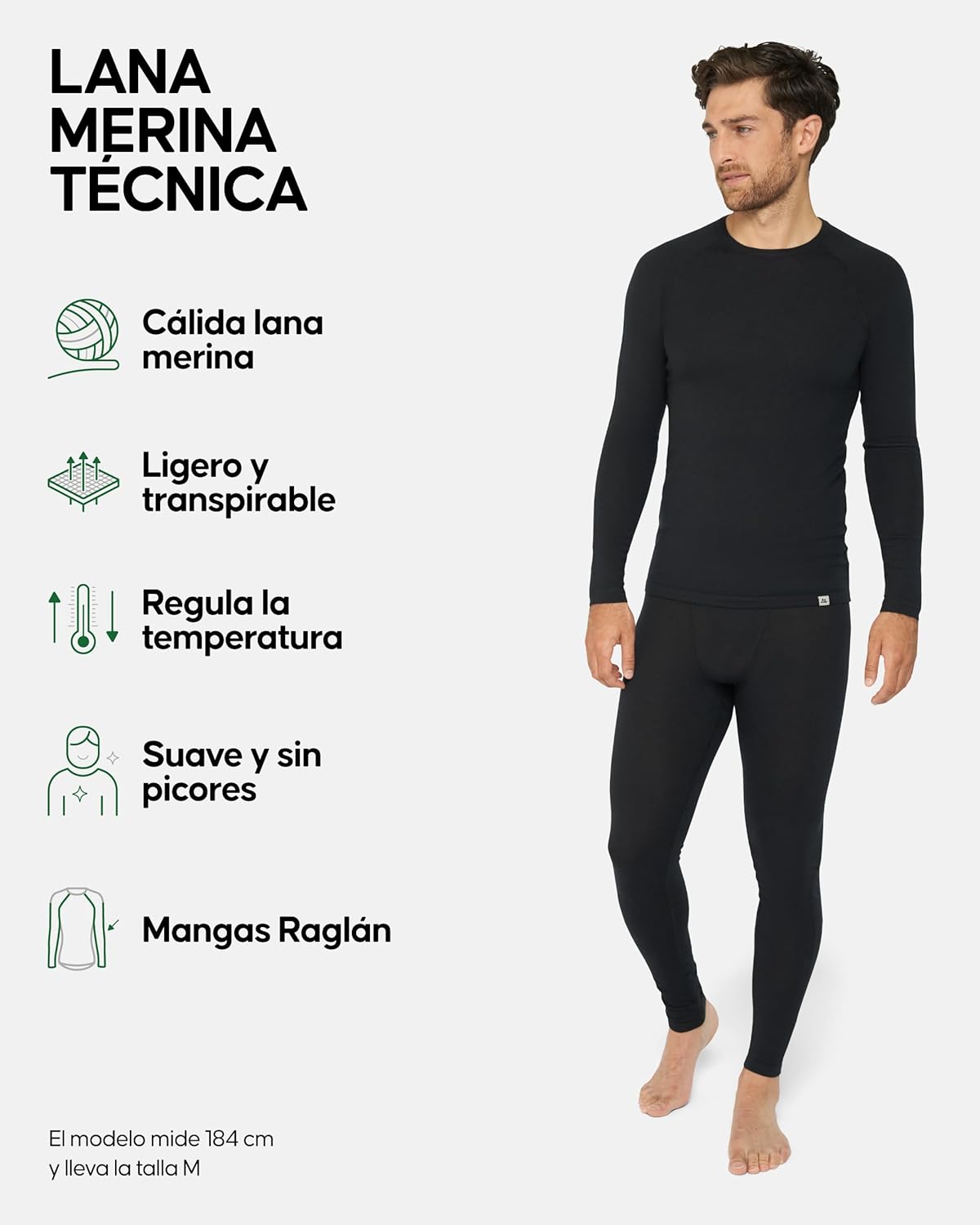 Mallas y Camiseta Térmica Hombre