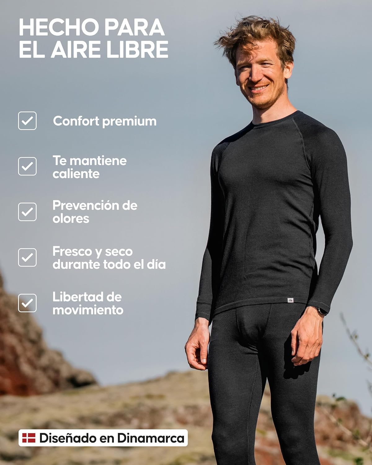 Mallas y Camiseta Térmica Hombre