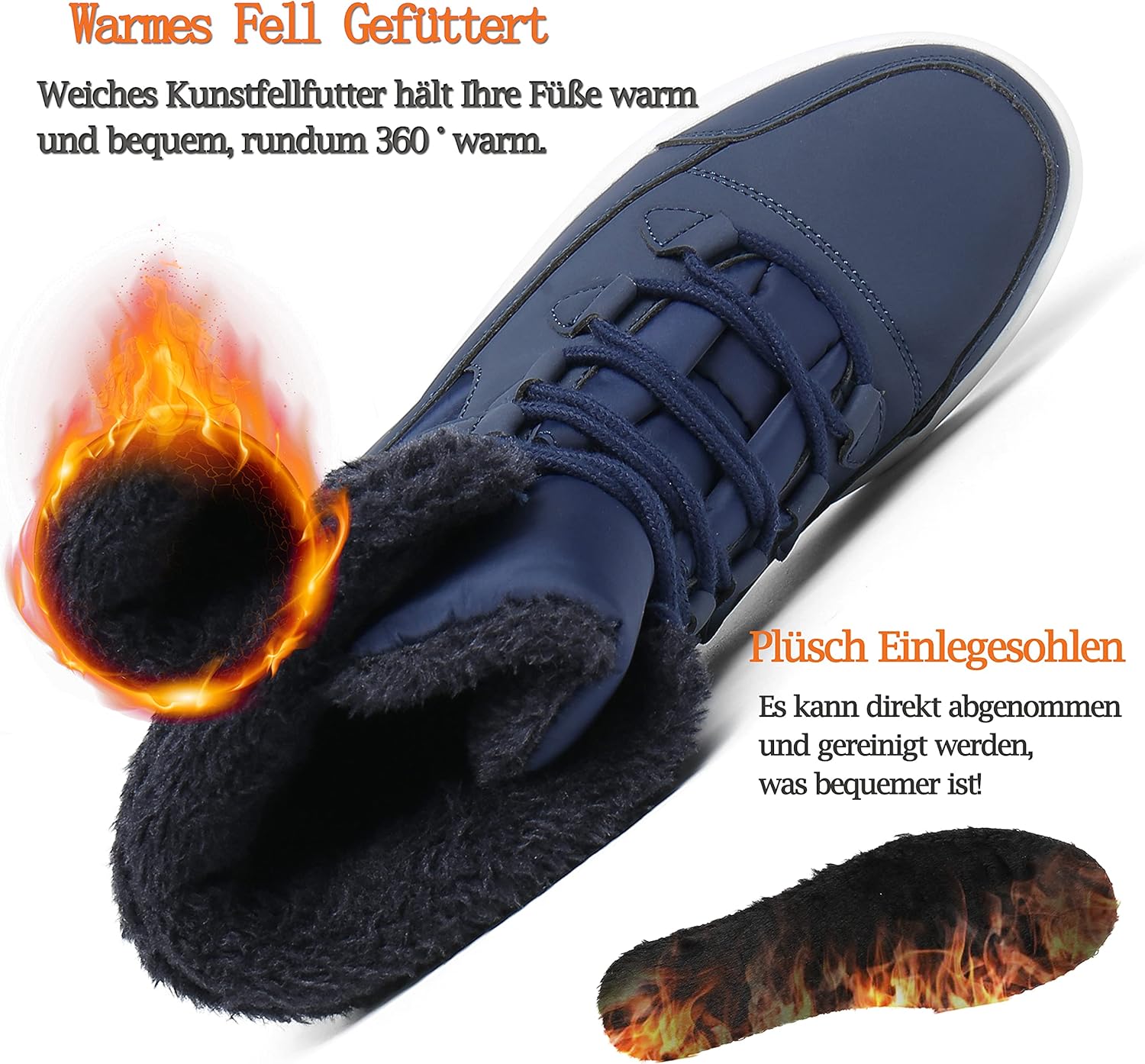 Botas de Nieve ZYLDK para Mujer