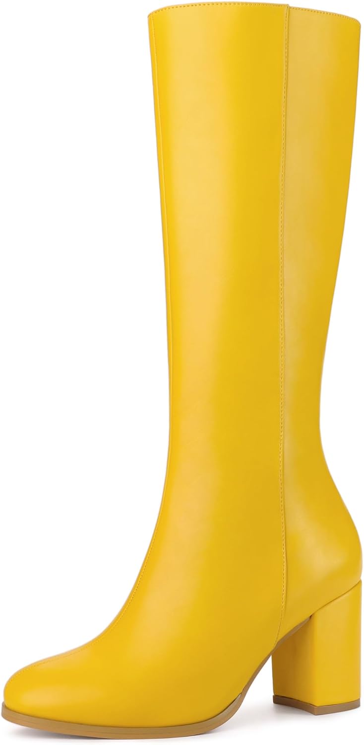 Botas altas Allegra K con cremallera