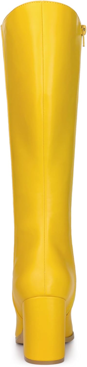 Botas altas Allegra K con cremallera