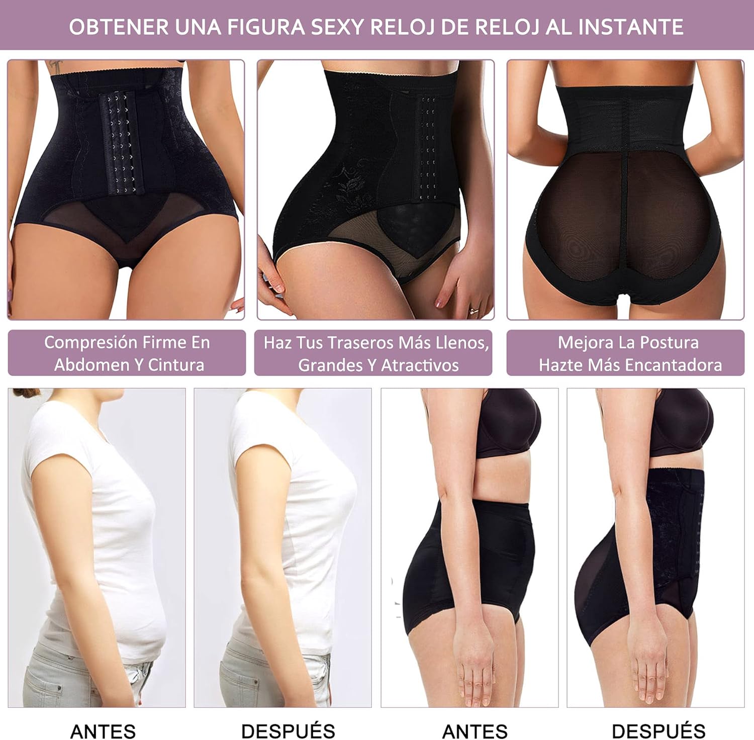 Braguitas Moldeadoras Shapewear