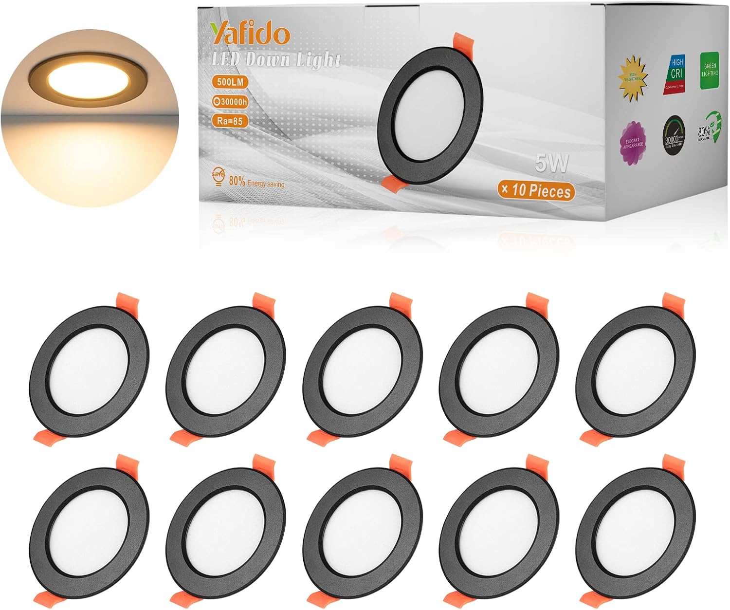 Focos LED Empotrables 5W 3000K