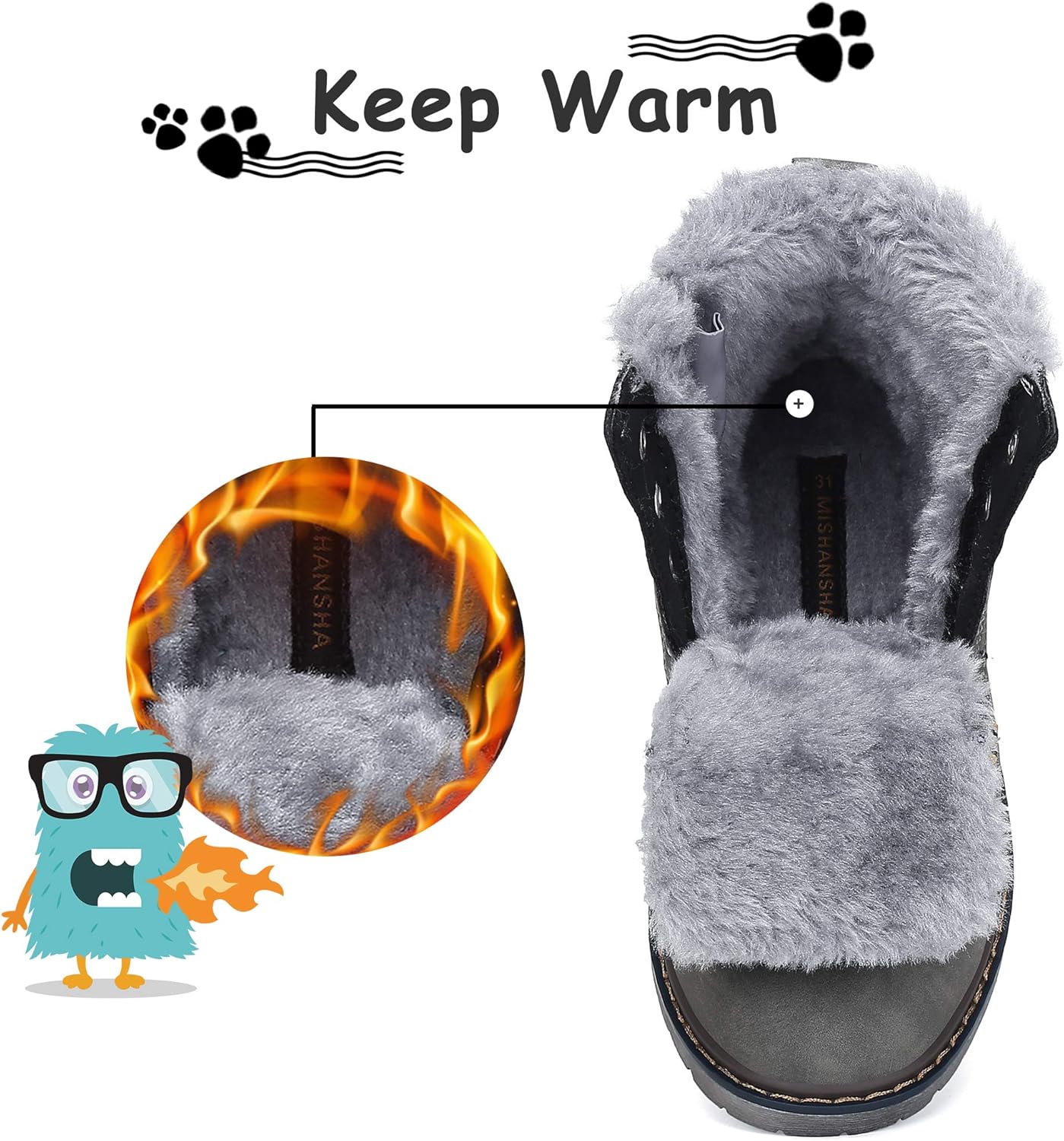Botas de Nieve Niño Mishansha