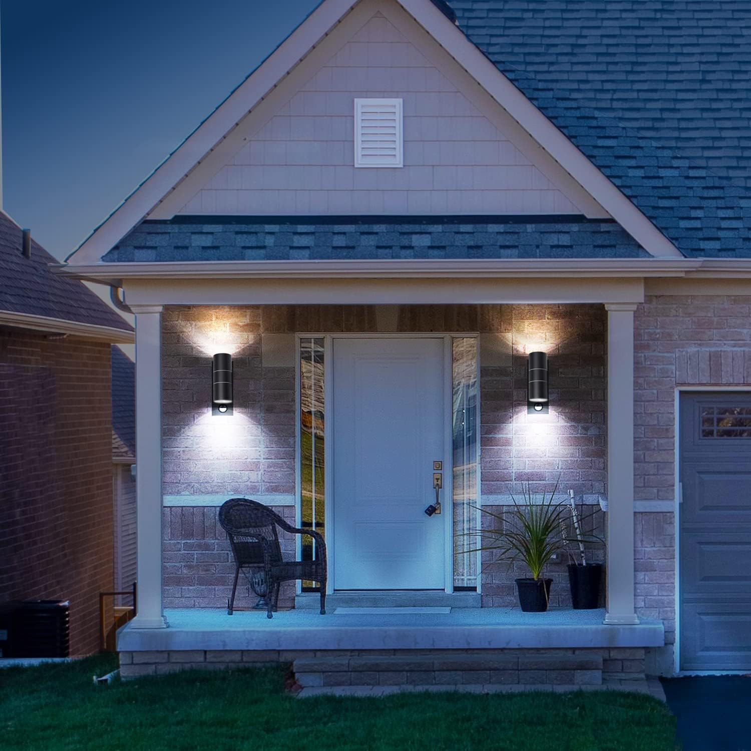 Lámpara exterior LED con sensor