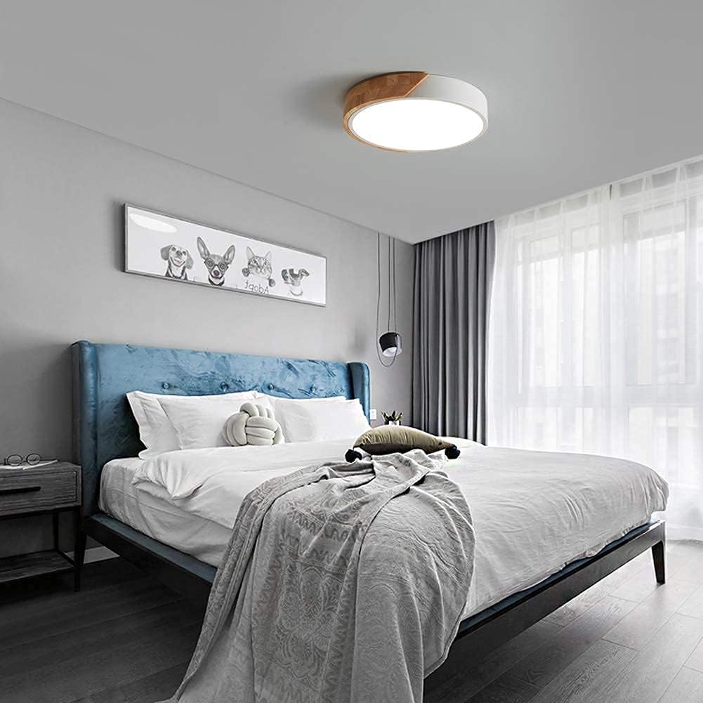 Lámpara Techo Madera 24W 3000K
