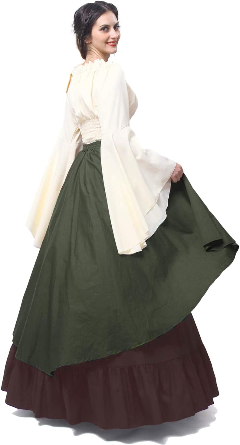 Vestido medieval mujer vintage