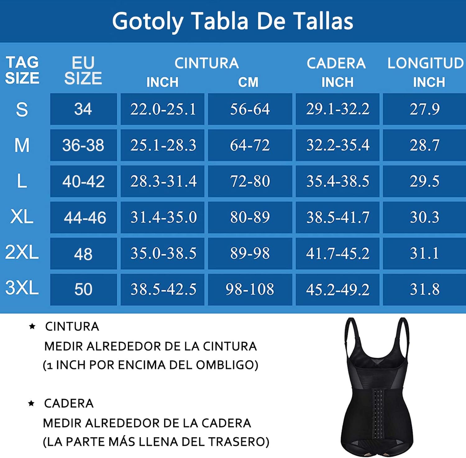 Faja Moldeadora Cuerpo Completo