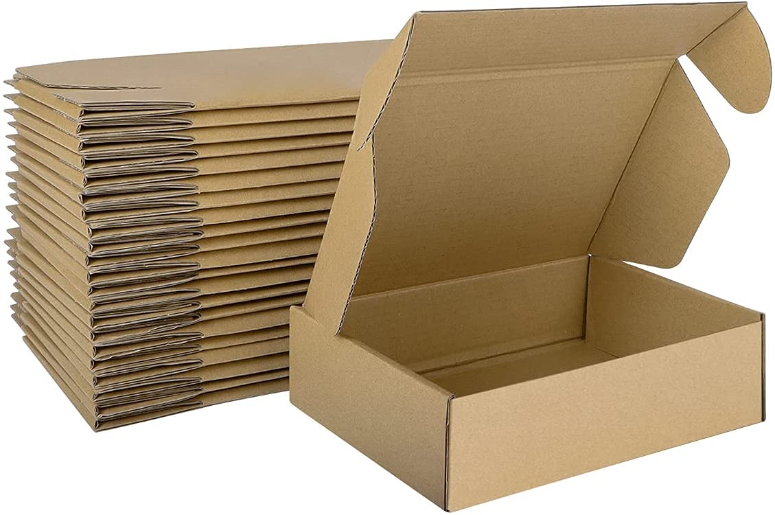 Cajas de Cartón 25 Pack Marrón