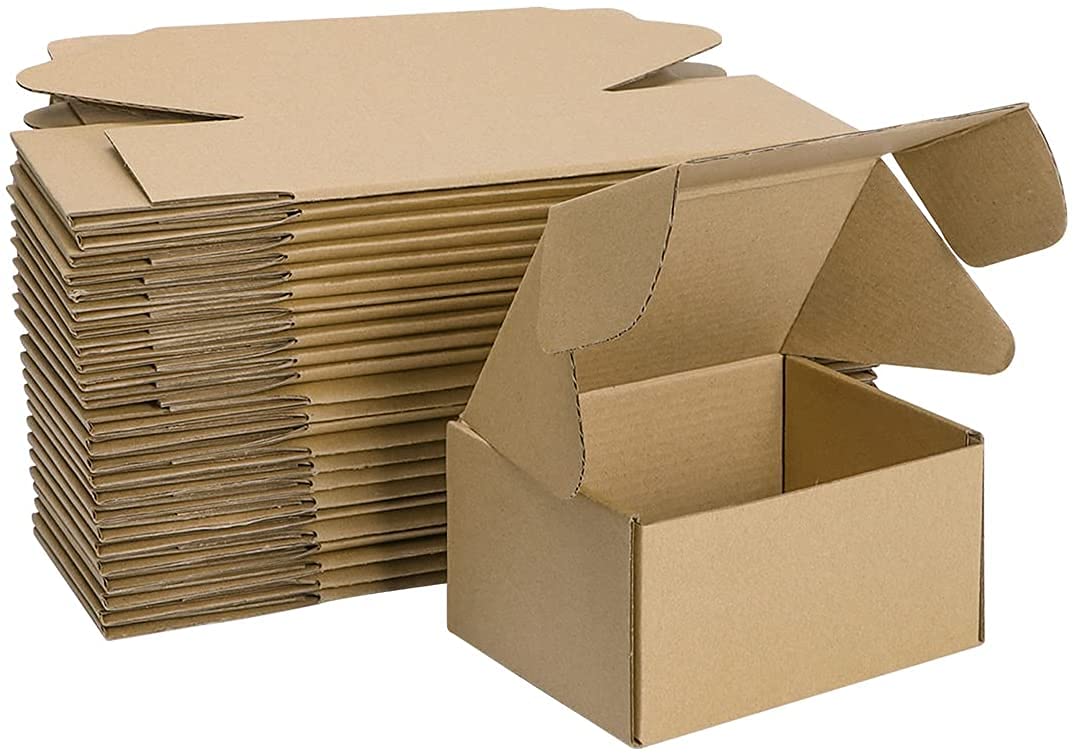 Cajas de Cartón Kraft 25 Pzs