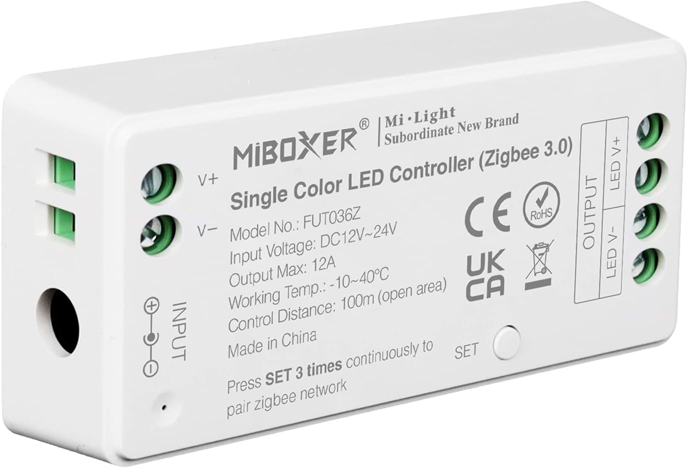 Controlador LED Zigbee 12V/24V
