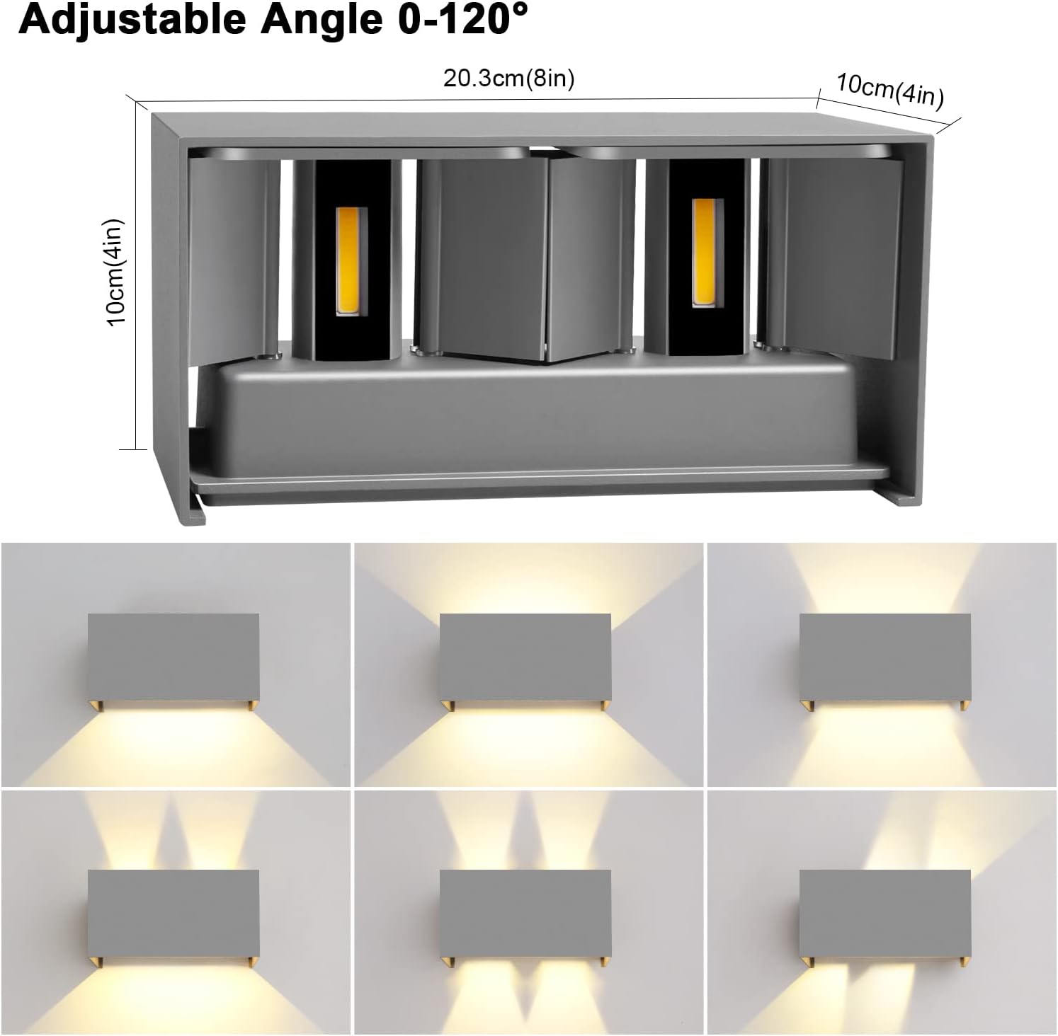 Aplique LED Exterior 20W IP65