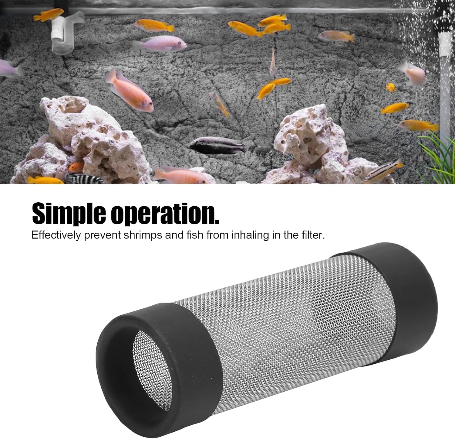 Filtro de entrada para acuario