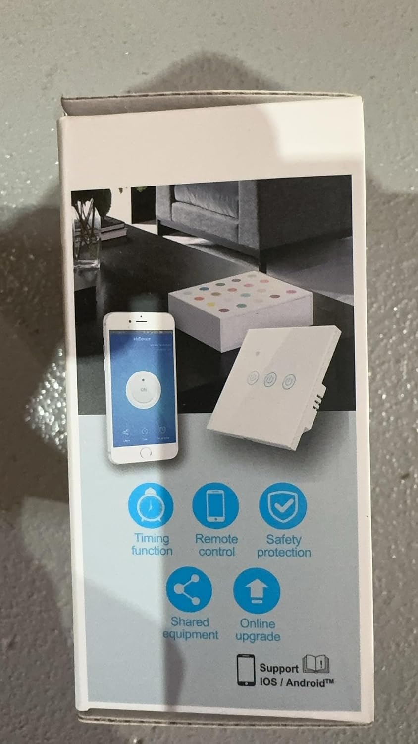 Interruptor Táctil Wi-Fi 2 Vías