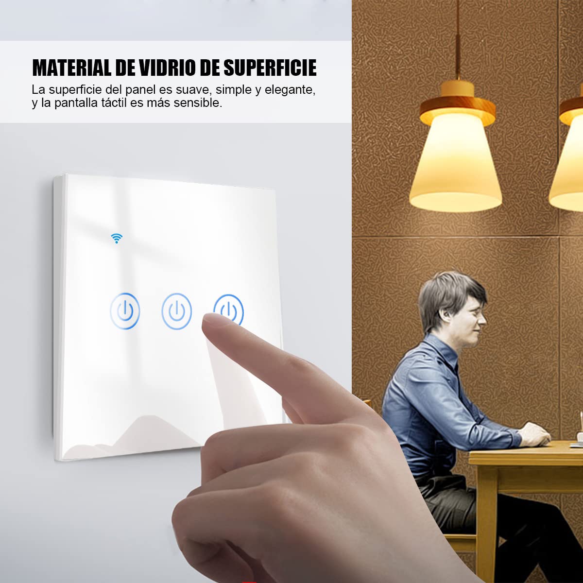 Interruptor Táctil Wi-Fi 2 Vías