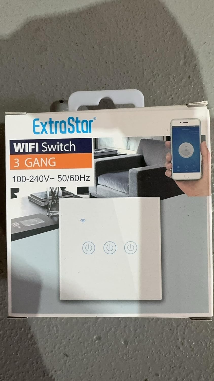 Interruptor Táctil Wi-Fi 2 Vías
