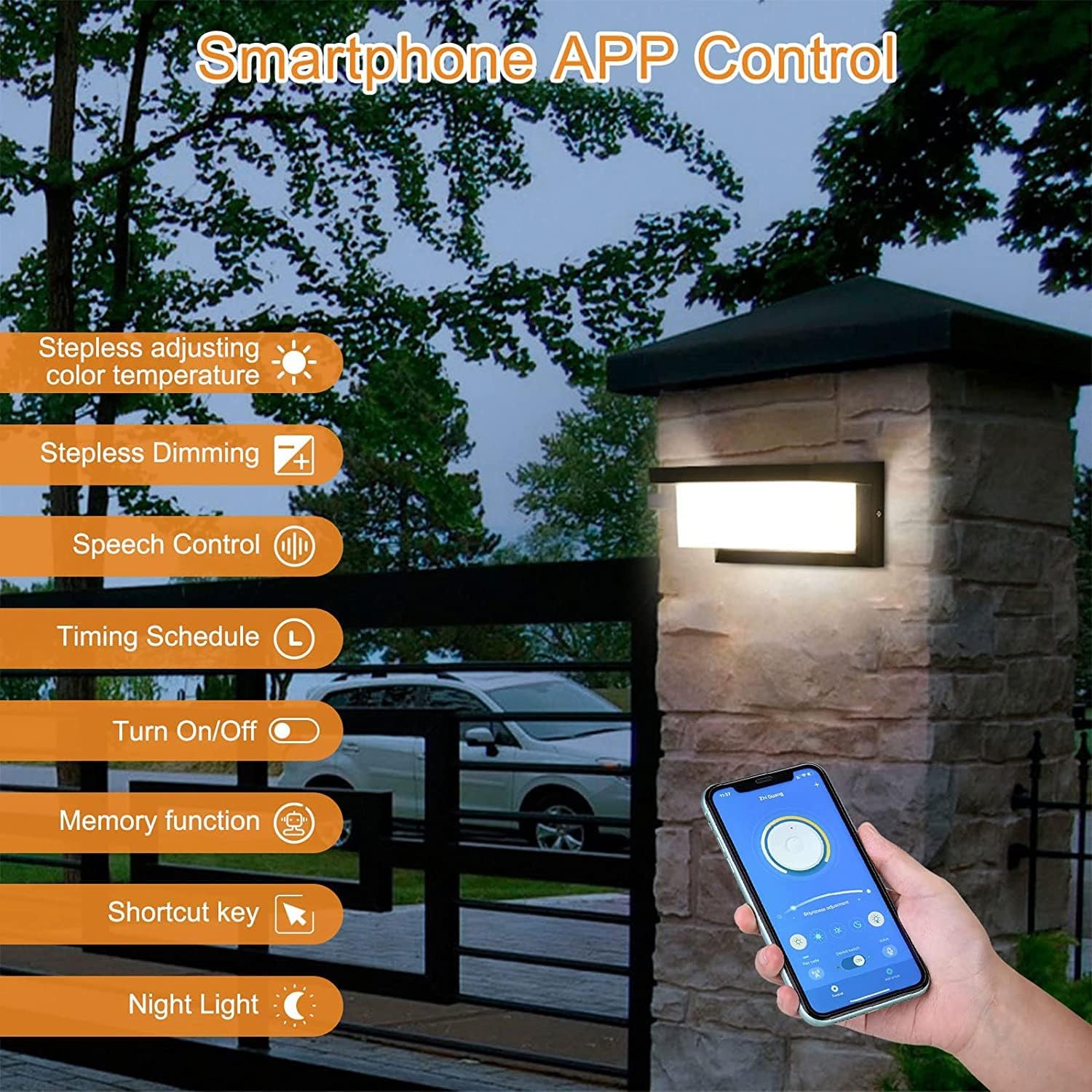 Aplique LED Exterior Inteligente