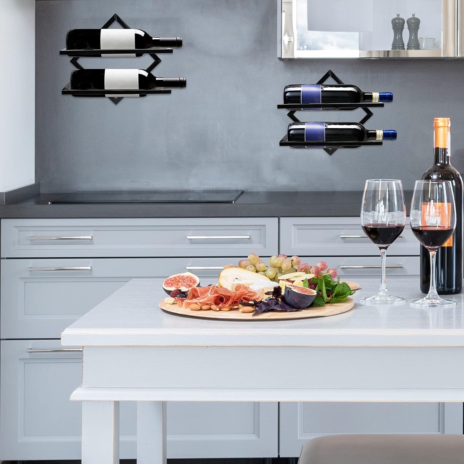 Botellero de pared para vino