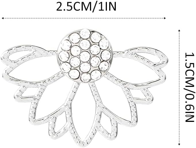 Pendientes brillantes de cristal