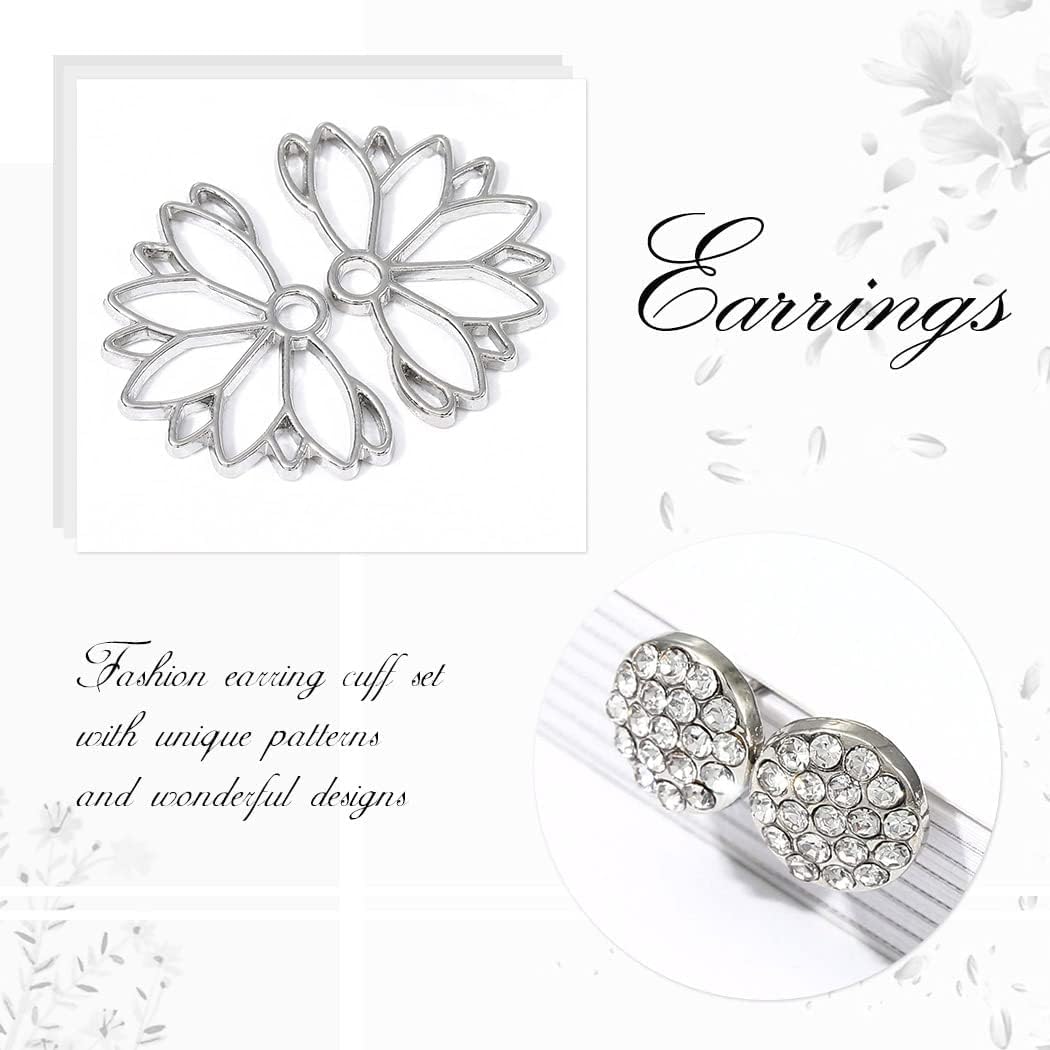 Pendientes brillantes de cristal